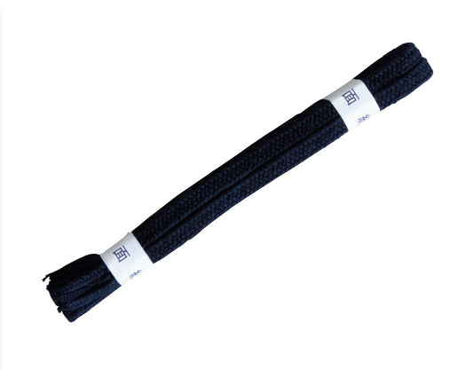 Navy blue men's string [6 shaku, 7 shaku, 8 shaku] (set of 2) for kendo and Nippon Kempo