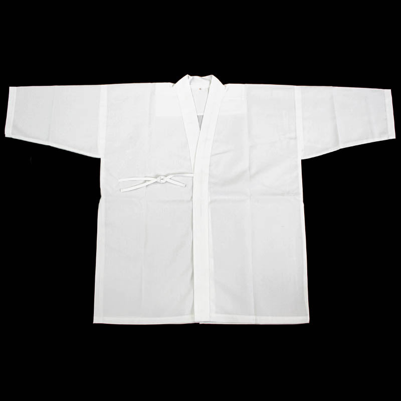 Tetron Straight-Sleeved Iaido Gi (Black, White), Iaido Training Uniform