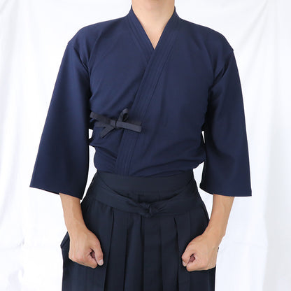 Kendo Gi/Hakama Set [Woven embroidery jersey Kendo Gi] + [New special Tetron Hakama]