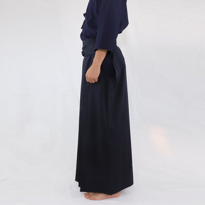 [W stitch sewing] New special Tetron hakama (navy blue, white, black) W stitch sewing on the inside and outside prevents folds!