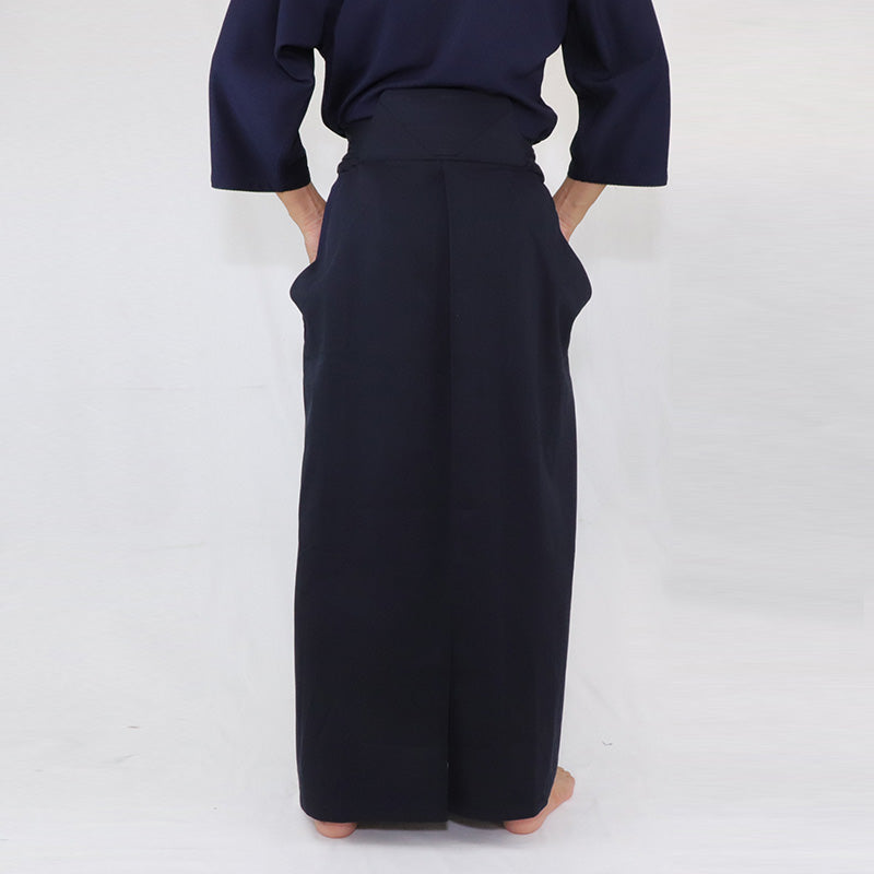 [W stitch sewing] New special Tetron hakama (navy blue, white, black) W stitch sewing on the inside and outside prevents folds!