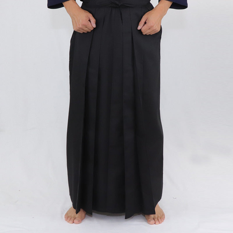 Kendo Gi/Hakama Set [Navy single layer weave embroidered Kendo Gi] + [New special Tetron Hakama]