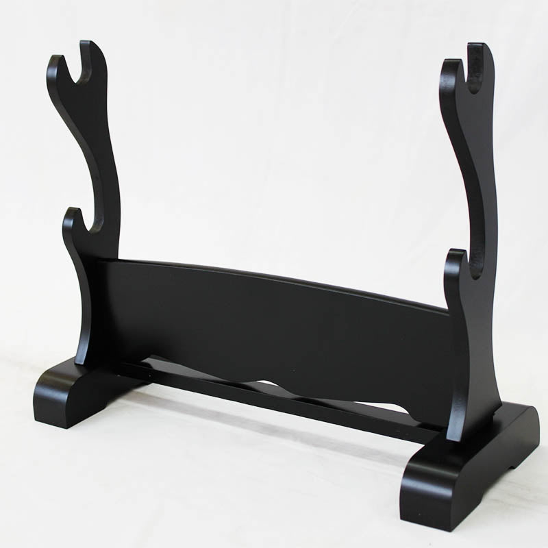 Black-lacquered sword hanger for swords