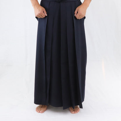 Kendo Gi/Hakama Set [Navy single layer weave embroidered Kendo Gi] + [New special Tetron Hakama]